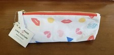 New Junk Food Lyric Culture Pencil Case Makeup Pouch Hearts Peace Love