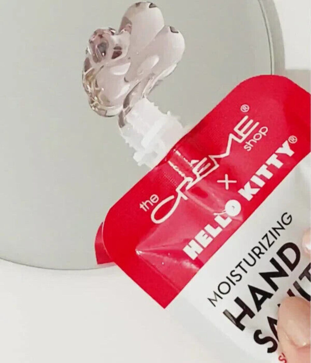 Set of 12 The Creme Shop Hello Kitty Moisturizing Hand Sanitizer