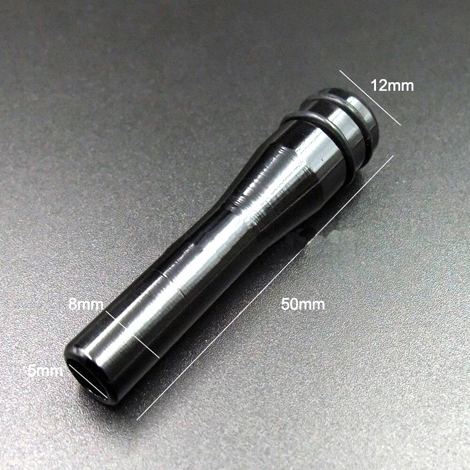 Perilla de cerradura de puerta interior de aleación de aluminio para automóvil camión 2 piezas negro universal Foto 3 de 4