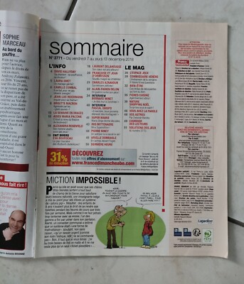 REVUE Frankreich SONNTAG NR. 3771 - AZNAVOUR
