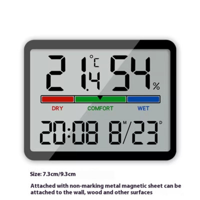 Digital Display Multifunction Household Color Screen Thermometer Hygrometer