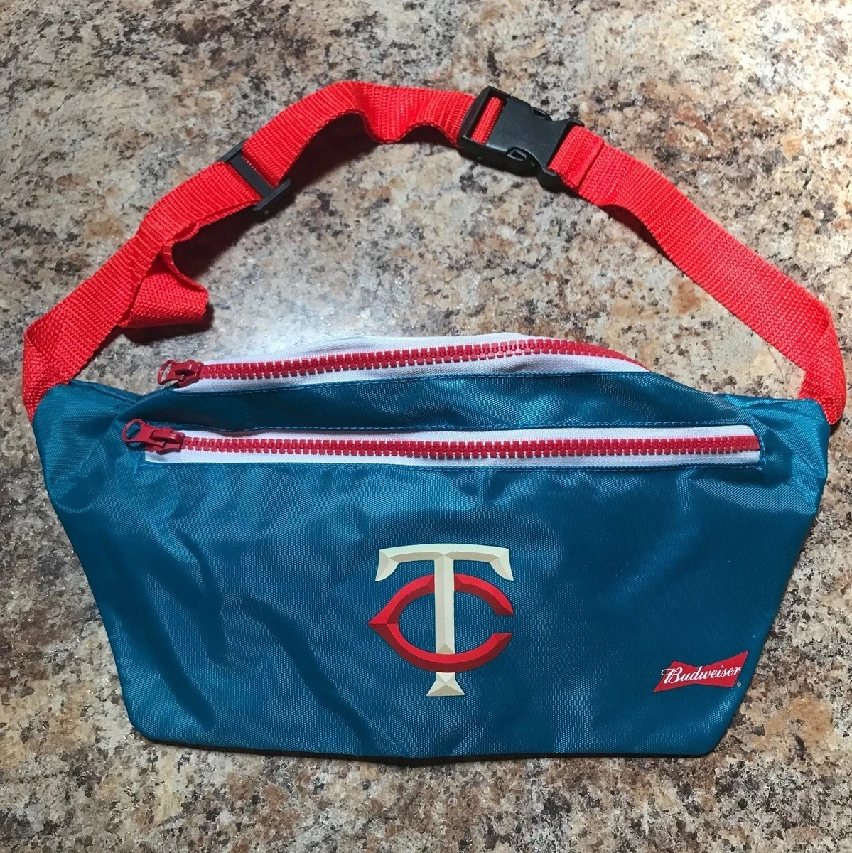 Minnesota Twins MLB Budweiser Fanny Pack Bag With Bottle Opener