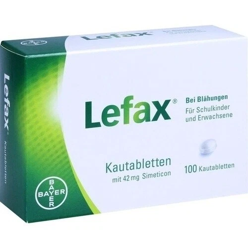 Lefax Kautabletten 100 Stück, PZN 00622109