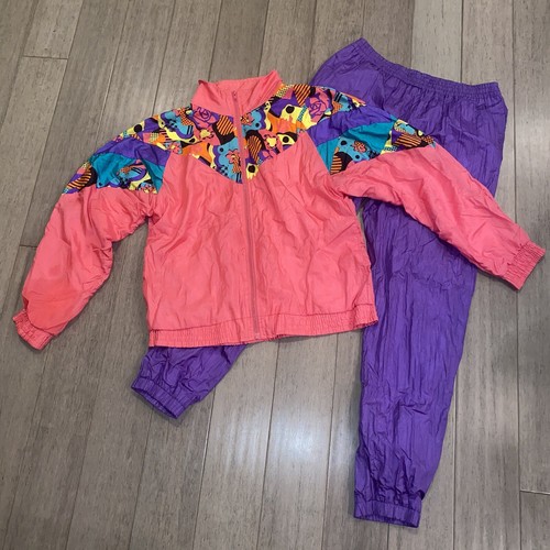 Vtg 80s 90s Track Suit Windbreaker 