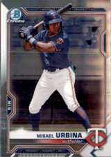 2021 BOWMAN DRAFT CHROME MINNESOTA TWINS - MISAEL URBINA #BDC-68