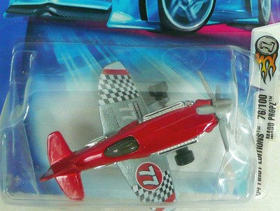 VINTAGE 2003 HOT WHEELS FIRST EDITION MADD PROPZ #76/100 AIRPLANE PLANE DIECAST