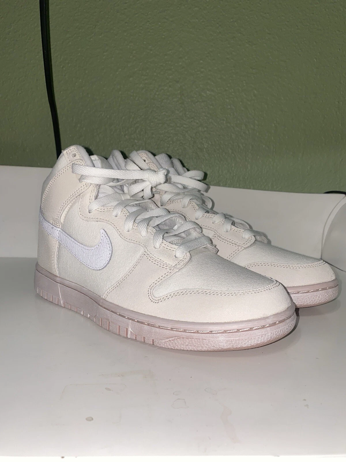 Nike Dunk High Retro PRM Summit White Phantom DV0822 100 taglia 9 5