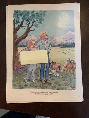 Playboy Vintage Cartoons, Set of 10, F/VF, Suitable for Framing
