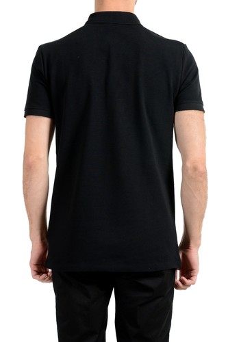 Versace Collection Men's Black Short Sleeve Polo Shirt - Picture 3 of 6