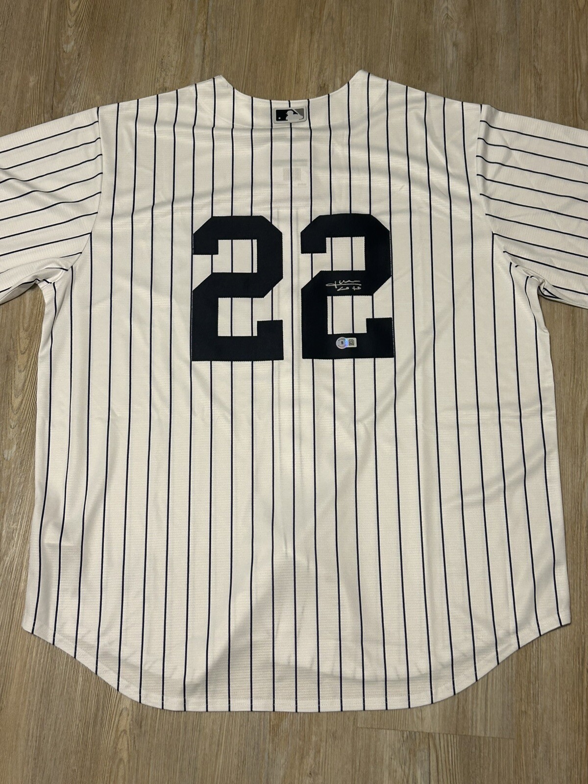 Juan Soto Autographed New York Yankees MLB Authentic Nike Jersey  #22 XLRG