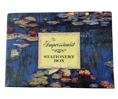 The Impressionist Stationary Box  DS Max with Writing Paper Note Cards Envelopes