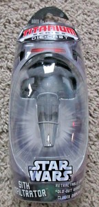 STAR-WARS-TITANIUM-SERIES-SITH-INFILTRATOR-SHIP-W-STAND-DIE-CAST