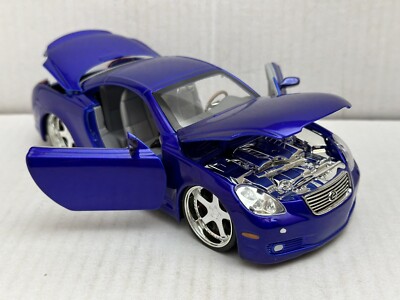 JADA DUB CITY LEXUS SC430 CANDY PURPLE 1:24 DIECAST MODEL CAR NEW