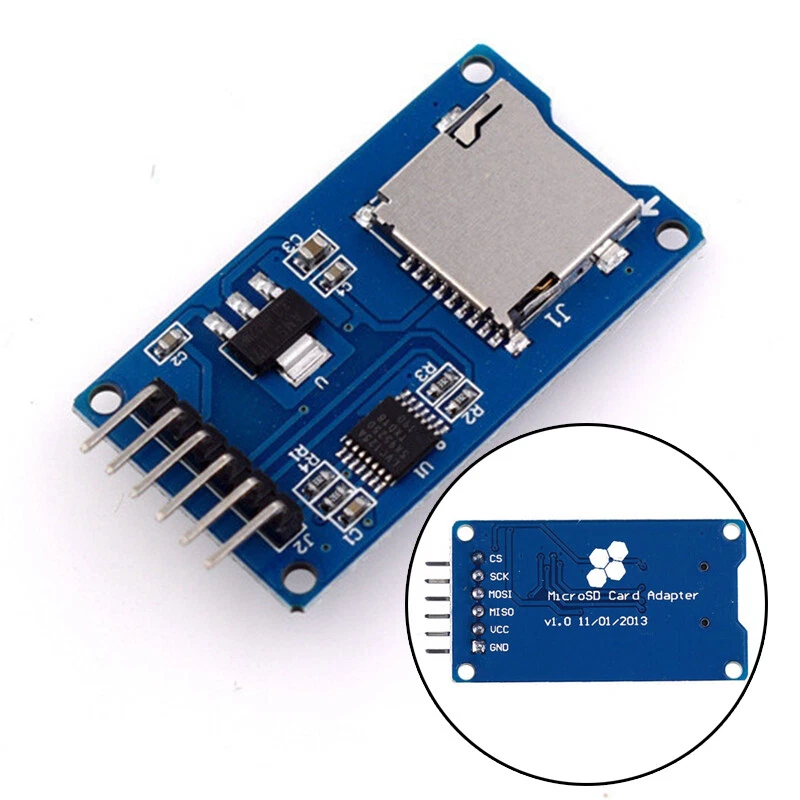 For Arduino Reader Module SPI interface Card Micro TF Memory Micro SD 2pcs - Image 3 of 4