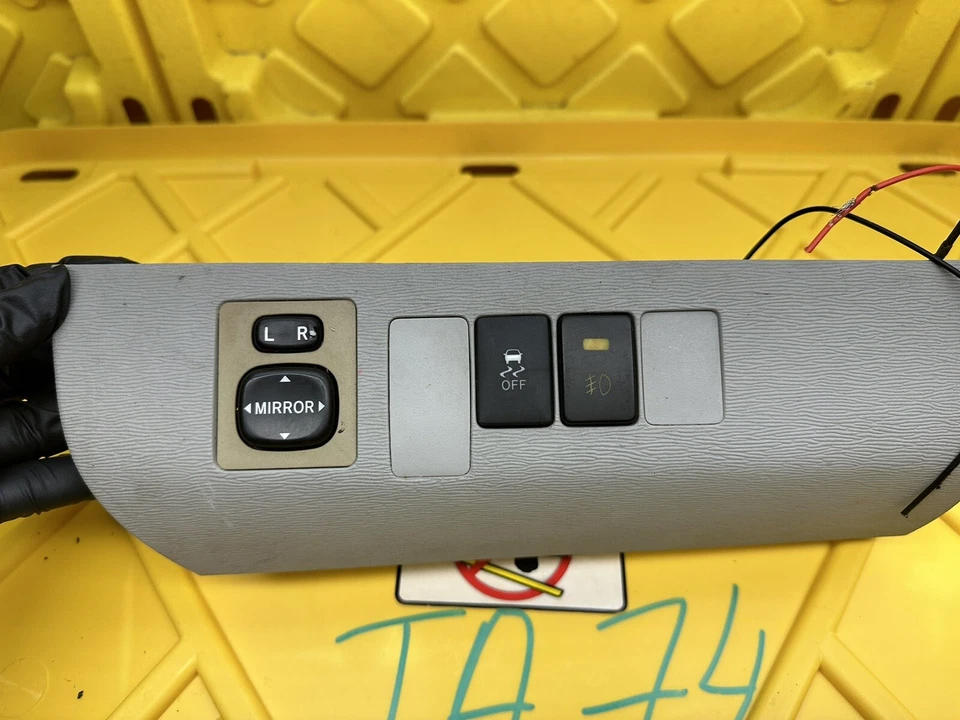 Toyota Sienna Limited 2012 panel de embellecimiento del tablero control del espejo retrovisor izquierdo 55044-08010 Foto 2 de 4