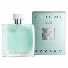 Chrome Azure By Azzaro 3.38 oz. (100ml) Eau de Toilette Men Sealed