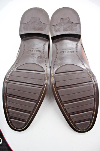 Cole Haan Shoes Men's Lenox Hill Oxford Cap Brown C11632 Size 13M Lace Up Dress - Picture 8 of 12