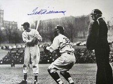 TED  WILLIAMS  -  1939  FITTON  FIELD  - 11 X 15  GLOSSY  SIGNED  PHOTO  REPRINT