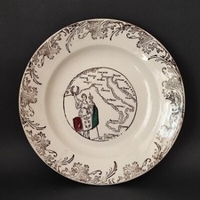 Piatto della conquista di Tripoli nel 1911 - Vedova Besio & F, Mondovì (c. 1446)