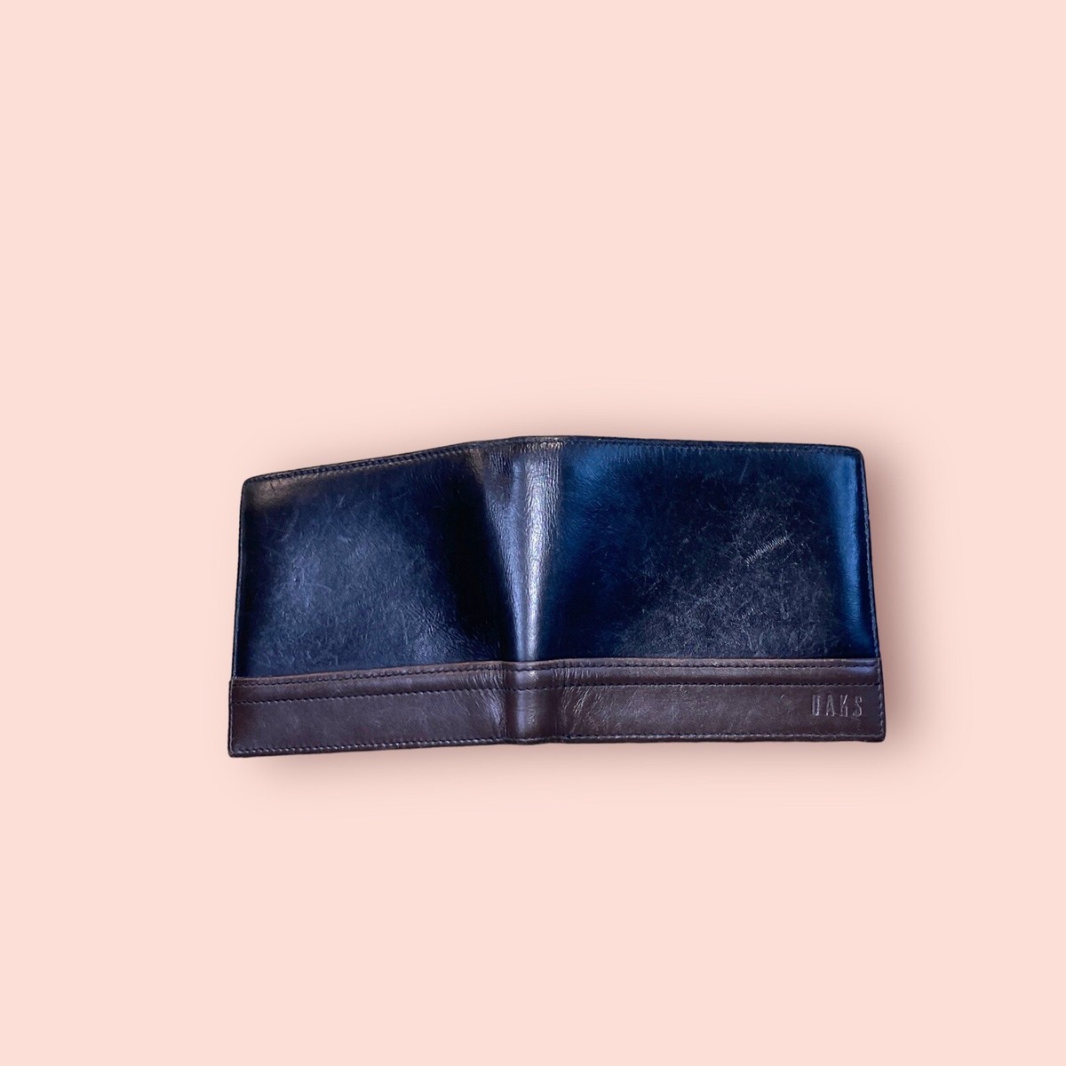 ◇DAKS◇ [DAKS LONDON] Black leather necklace card wallet DC DAKS London Luxury Designer Leather Bifold Wallet | eBay