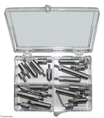 22-PC DIAL INDICATOR POINT SET   points, tips, machinist, measurement tools