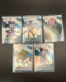 2026 Topps Disney Neon 5er Epic Mickey Ortensia Basher Tower Tailor LOT