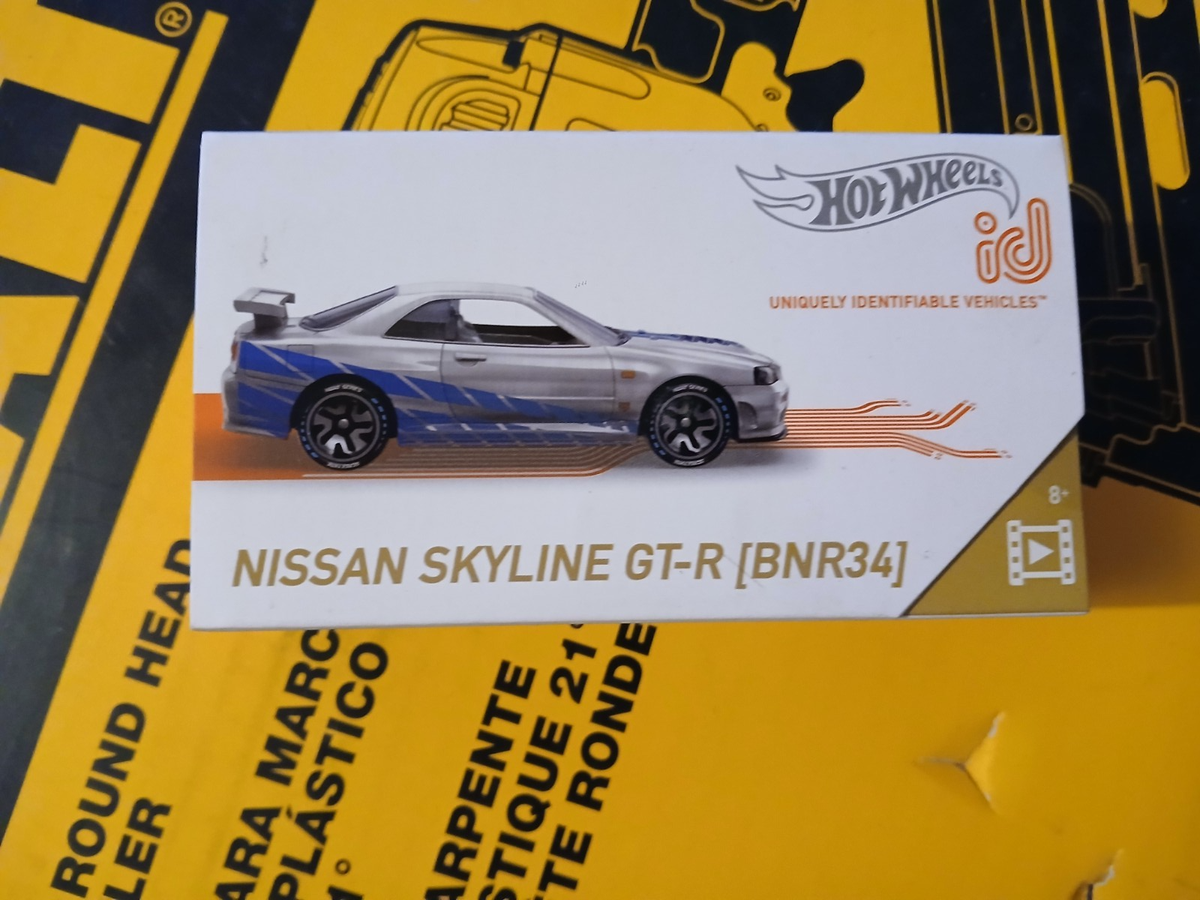 【希少】Hotwheels id FAST&FURIOUS GT-R Hot Wheels ID CAR NISSAN SKYLINE GT-R R34 BNR34 FAST & FURIOUS HW
