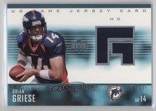 2003 Upper Deck UD Game Jersey Brian Griese #GJ-BG b6s