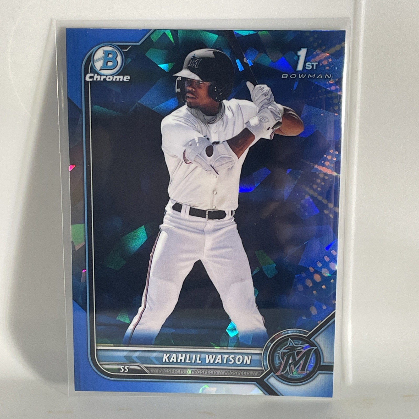 KAHLIL WATSON - 2022 Bowman Sapphire Edition - Chrome 1st Prospects #BCP-3