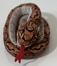 Ganz Slithers the Snake (H13792), Brown & Black Plush Stuffed Animal 35", New!