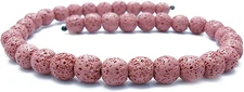 Coloured Lava Stone Beads round Rock Beads Volcanic Gemstone Loose Beads for Nec