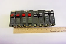 Lot of 2 double pole breakers two 20 amps and two 40 amp