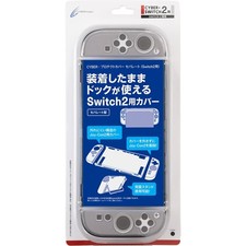 Clear Black Cyber    Protective Cover, Separate, for Switch 2, CY-S2PCS2-CB