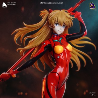 Asuka - Evangelion 1/8 Scale Figure Statue Unpainted Unassembled Resin