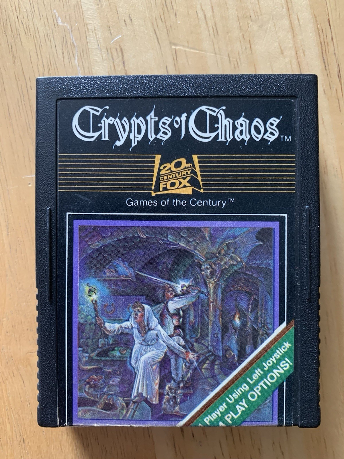 Crypts of Chaos Atari 2600/VCS Video Game 1982 Cartridge Only
