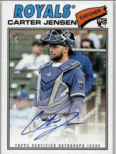 2026 Topps chrome black Carter Jensen RC Chrome Blue Refractor 094 