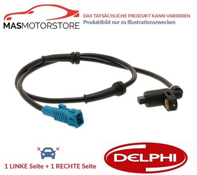 ABS SENSOR DREHZAHLFÜHLER PAAR HINTEN DELPHI SS20348 2PCS I NEU OE QUALITÄT