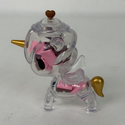 Tokidoki Choco Bars Unicorn Vinyl Figure Sugar Shop Series Chocolate Clear Pink