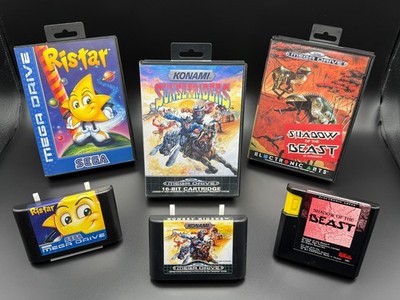 Aufsteller für Videospiele ''Sega Megadrive'' - 10x Halter/Aufbewahrung/Ständer