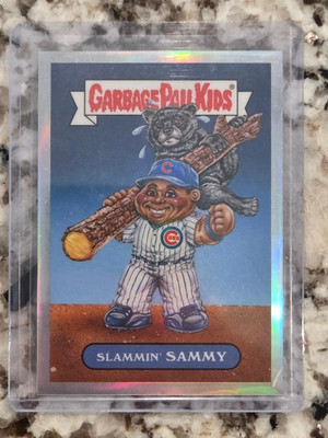 SLAMMIN SAMMY SOSA 2025 BOWMAN CHROME GARBAGE PAIL KIDS SSP - BGP-13 SSP