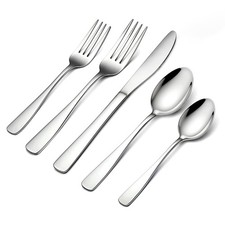 20 Piece Silverware Set - Stainless Steel Silverware Sets for 4 Include Spoon...