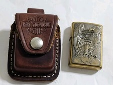 Briquet Zippo Harley Davidson Aigle Made In The USAA Recharge !!