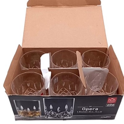 Loren Home Trends Trinkgläser Glas Geschirr Opera Double Old Fashion elegant tra