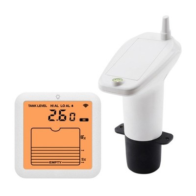 Ultrasonic Tank Level Sensors LCD Display Temperature Measurement High Accuracy