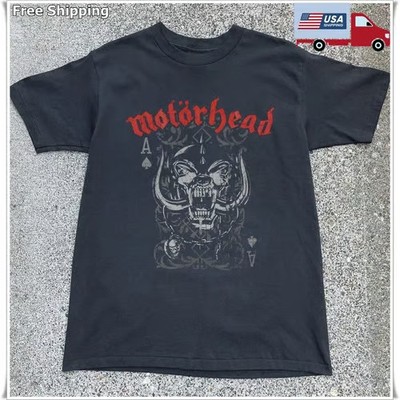 Motorhead Ace of Spades Unisex Black T-shirt, Size S-5XL