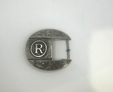 Western Ranger Belt Buckle R Brand
