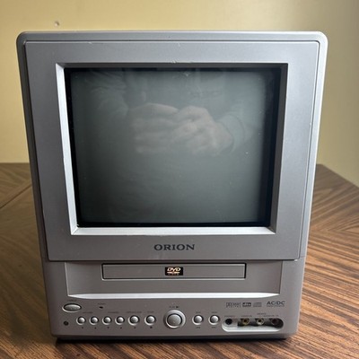 Orion Model TVDVD092 9'' CRT TV DVD Combo Retro Gaming TV NO REMOTE. READ descrip
