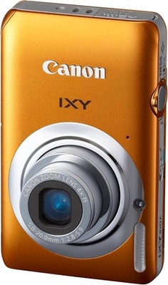 Canon IXY 210F Yellow Digital Camera Silver 12.1MP 4x Zoom Tested Japan Used
