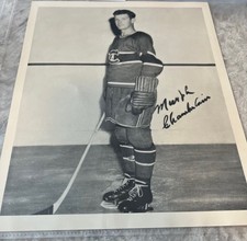 1945-54 Quaker Oats NHL Murph Chamberlain HOME PORTRAIT Montreal Canadiens