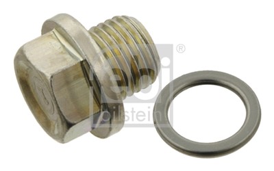 FEBI BILSTEIN Verschlussschraube Ölwanne 30269 für MITSUBISHI HYUNDAI KIA HP RIO